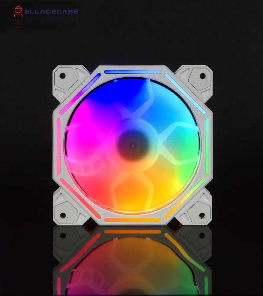 TrueNort Pc Case Fan 120mm RGB 6Pin 12V 3W White, Single Fan | BJ-120-01 TrueNort Pc Case Fan 120mm RGB 6Pin 12V 3W White, Single Fan | BJ-120-01